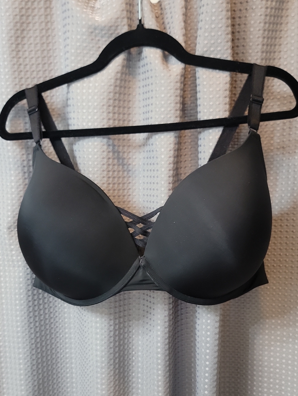 torrid Curve Black 360 Back Smoothing Push Up Plunge 44DDD
